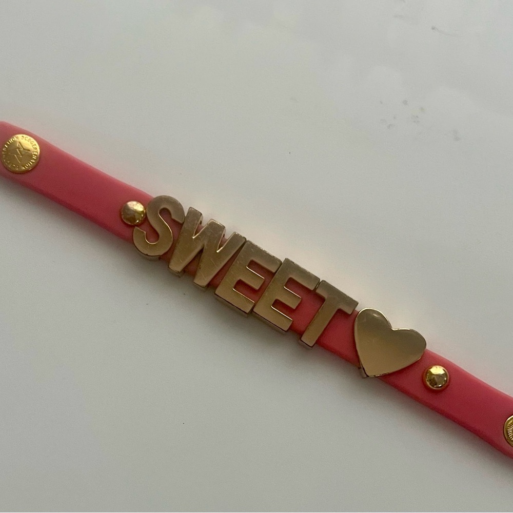 BCBG Pink and Gold 'Sweet' Bracelet